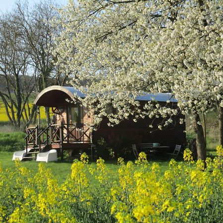 Roulotte Panoramique Du Moulin Bed & Breakfast Châtillon-sur-Marne Екстериор снимка